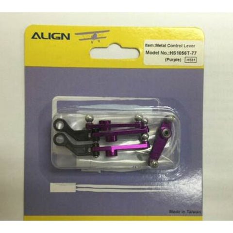 Align T-Rex 450 Metal Control Lever Purple HS1056-77