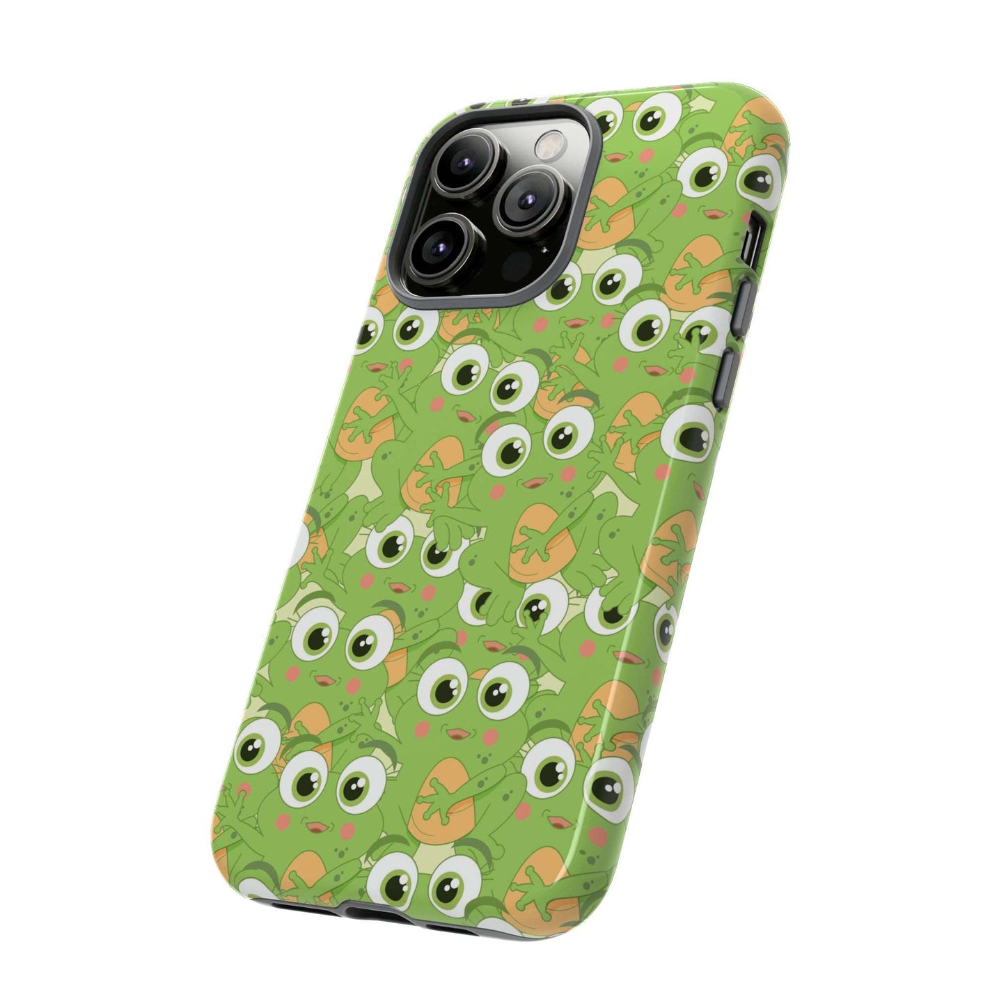 Frog Phone Case iPhone 12-15 Pro Max, Google Pixel 5-7 Pro, Samsung S20-23