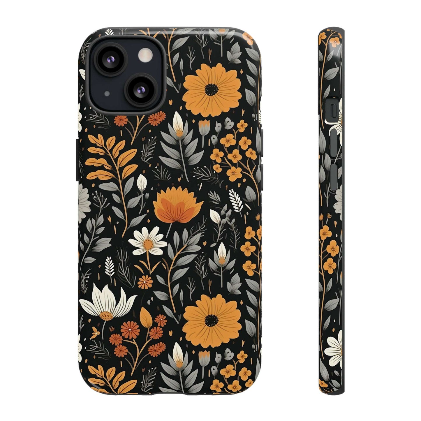 BOHO Flower Phone Case iPhone 12-15 Pro Max, Google Pixel 5-7 Pro, Samsung S20-23