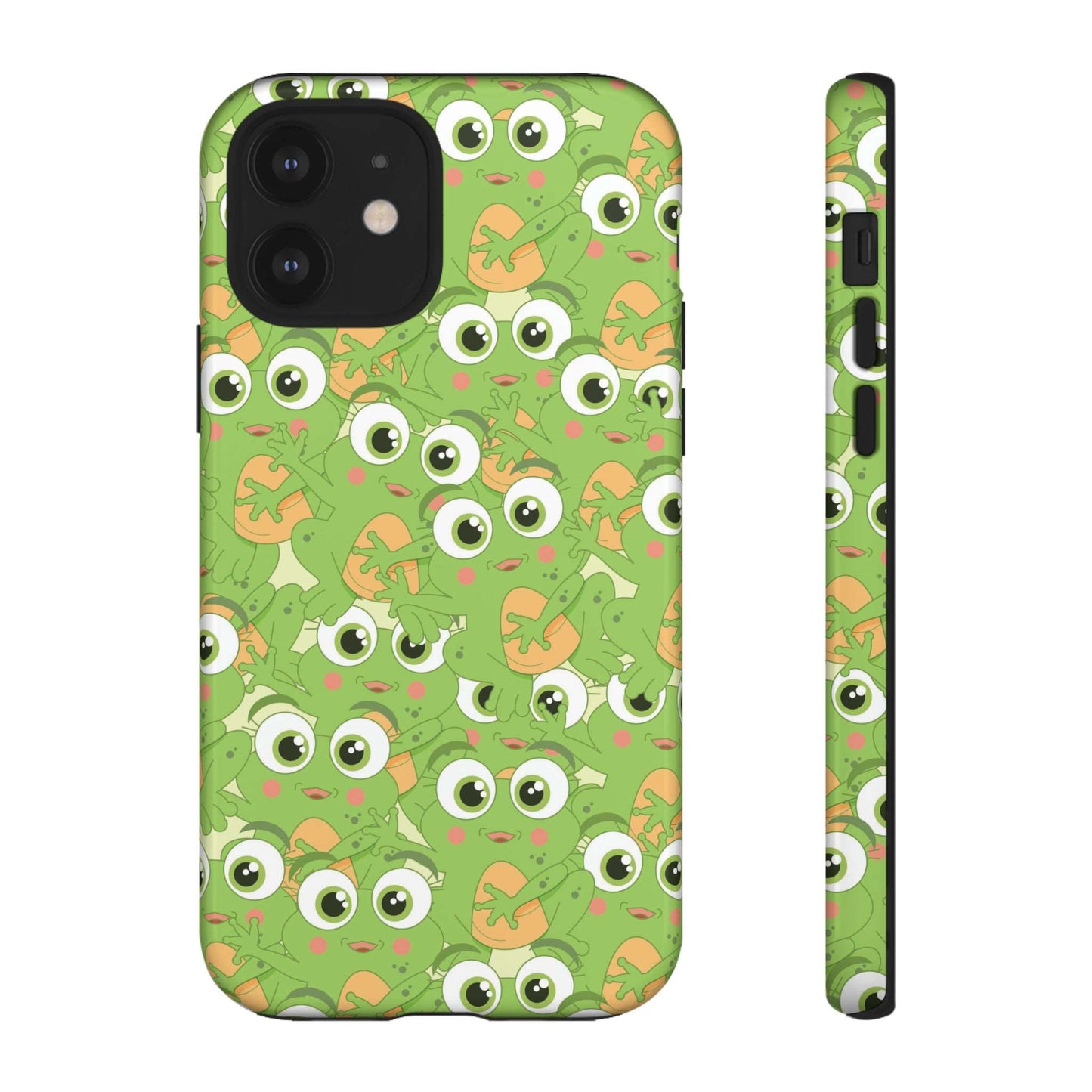 Frog Phone Case iPhone 12-15 Pro Max, Google Pixel 5-7 Pro, Samsung S20-23