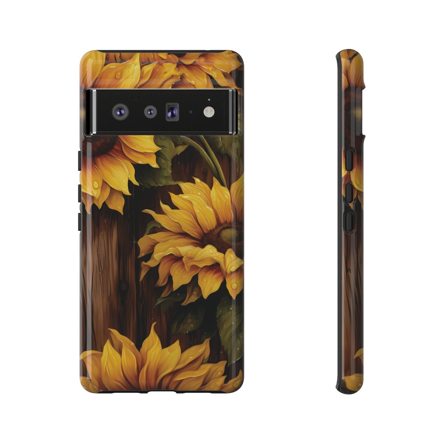 Sunflower Phone Case iPhone 12-15 Pro Max, Google Pixel 5-7 Pro, Samsung S20-23