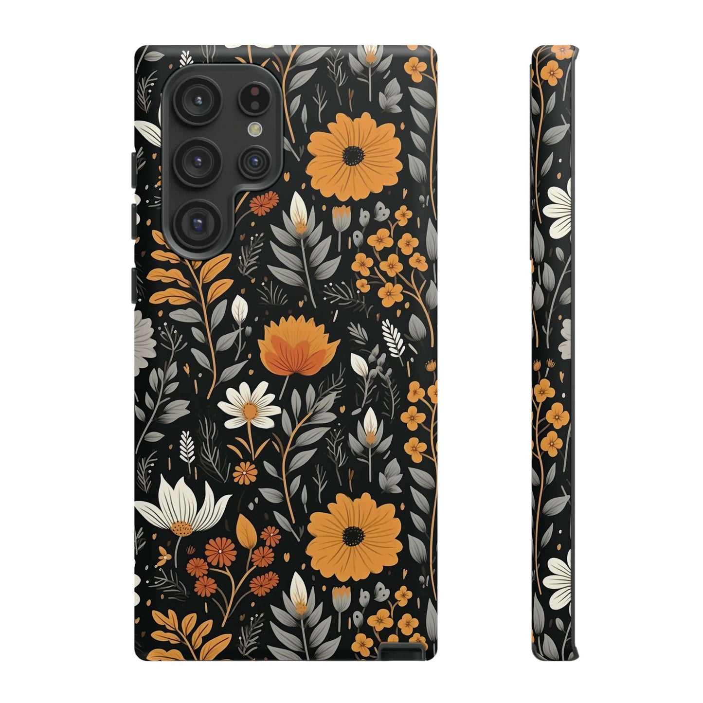 BOHO Flower Phone Case iPhone 12-15 Pro Max, Google Pixel 5-7 Pro, Samsung S20-23