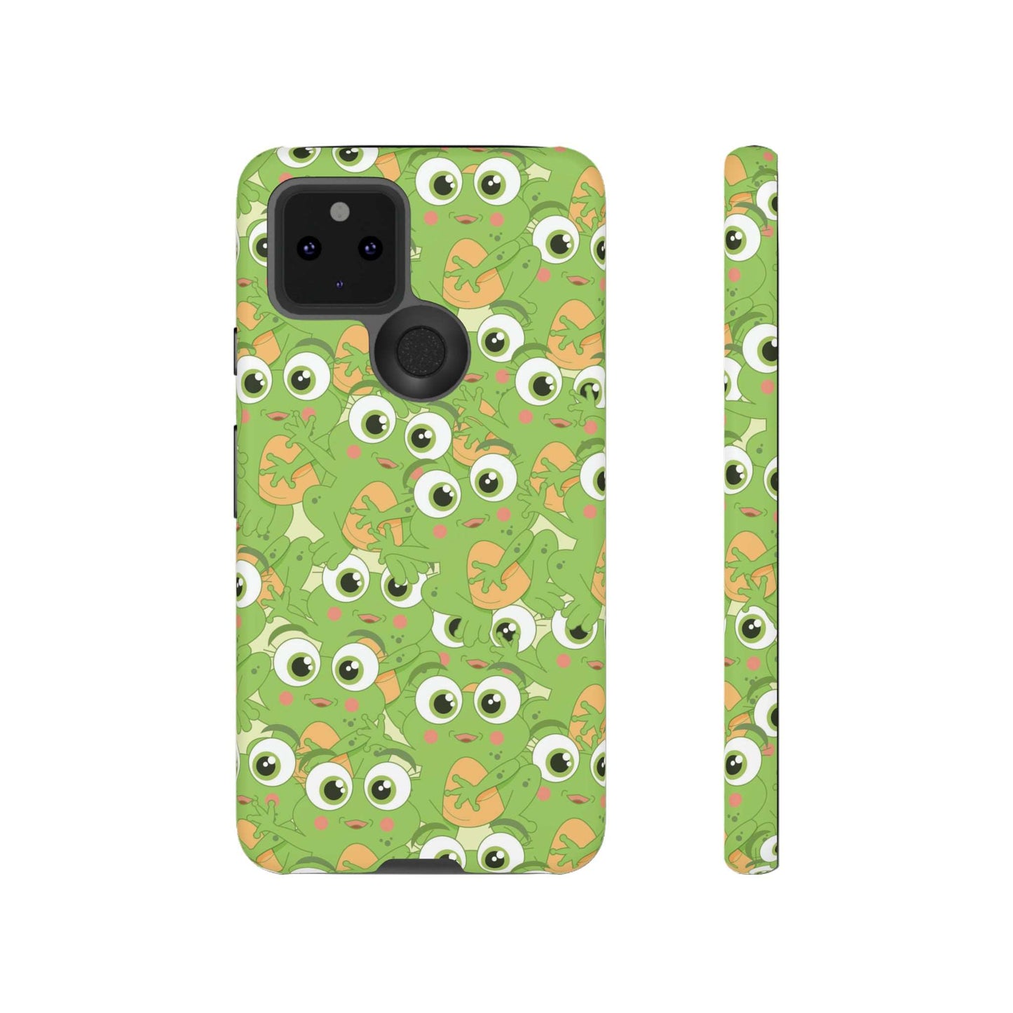 Frog Phone Case iPhone 12-15 Pro Max, Google Pixel 5-7 Pro, Samsung S20-23