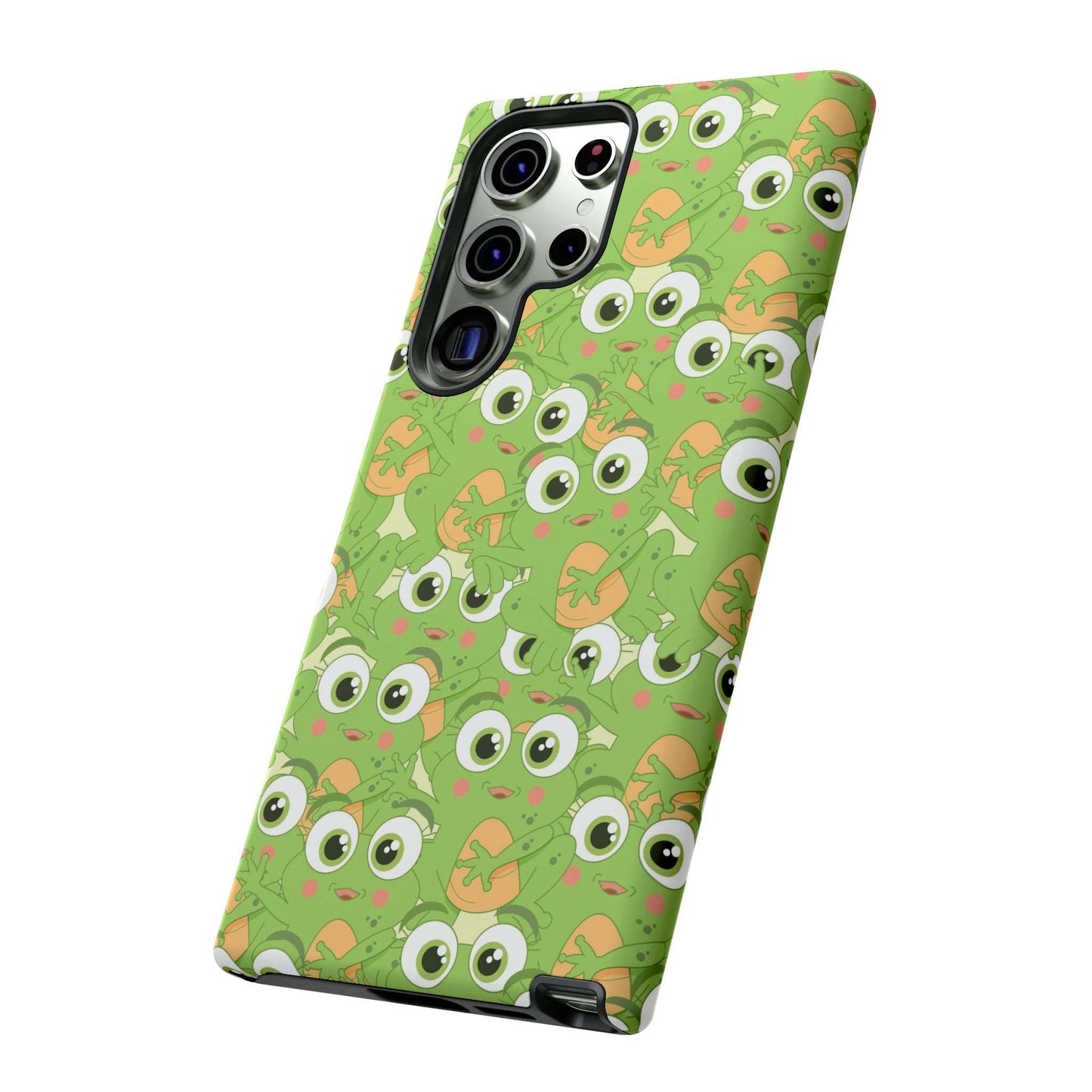 Frog Phone Case iPhone 12-15 Pro Max, Google Pixel 5-7 Pro, Samsung S20-23