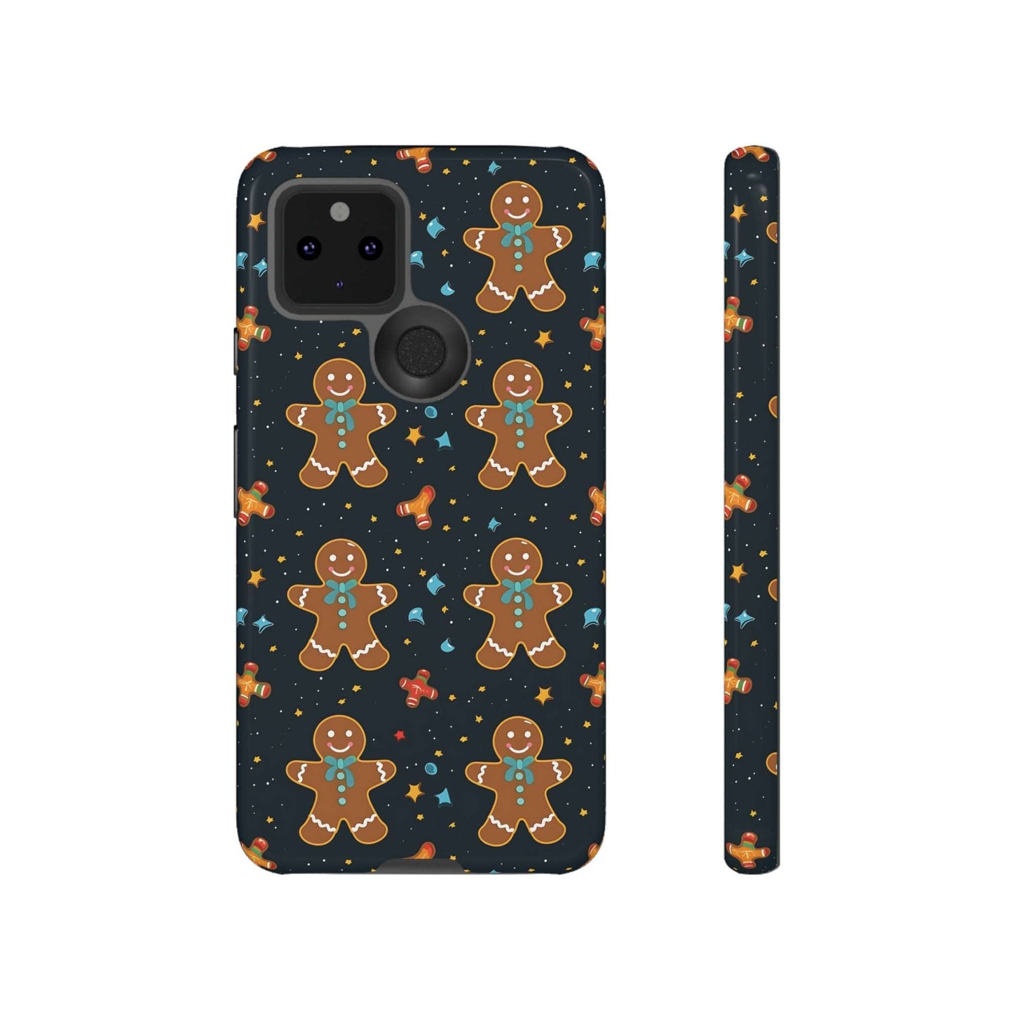 Christmas Gingerbread Man Phone Case iPhone 12-15 Pro Max, Google Pixel 5-7 Pro, Samsung S20-23