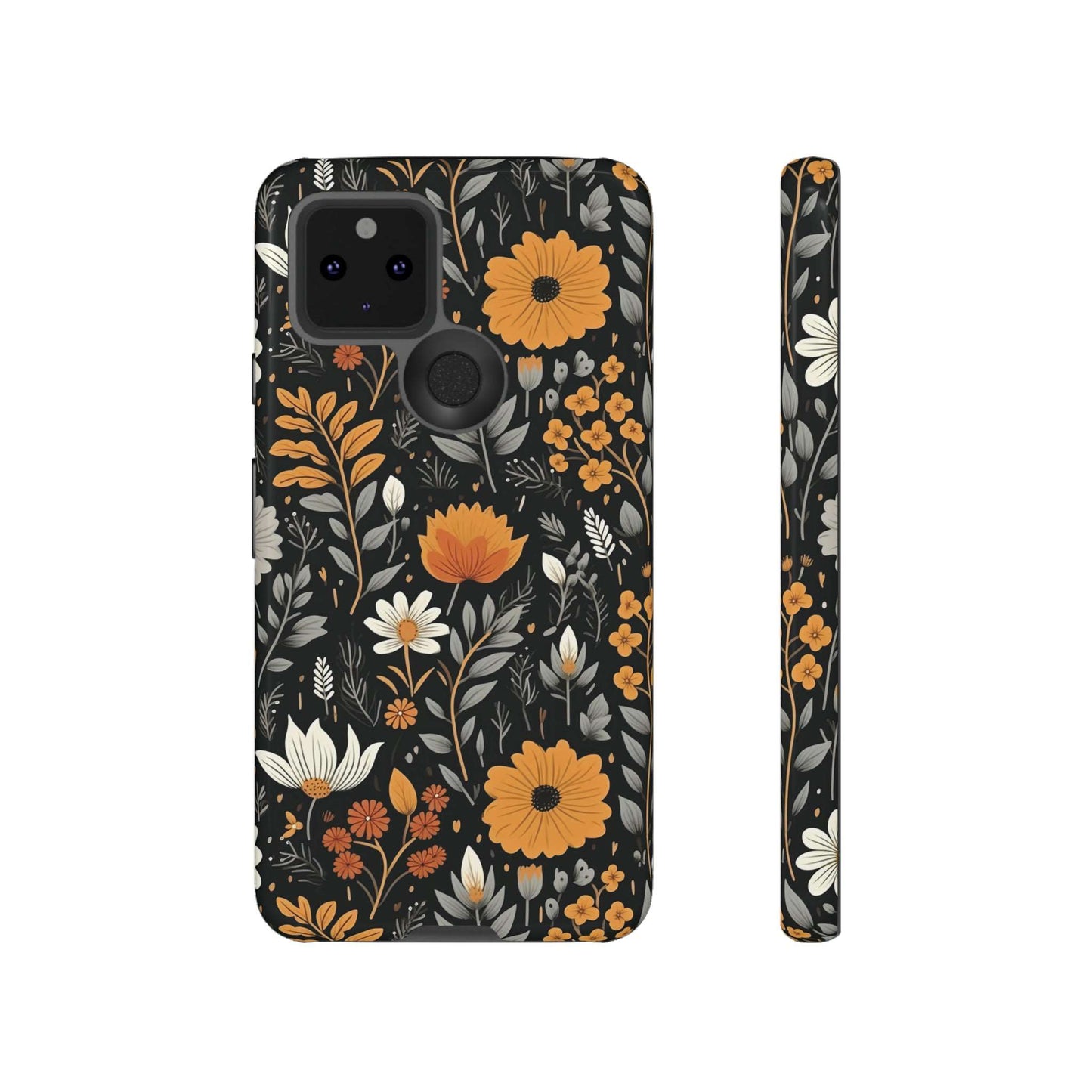 BOHO Flower Phone Case iPhone 12-15 Pro Max, Google Pixel 5-7 Pro, Samsung S20-23