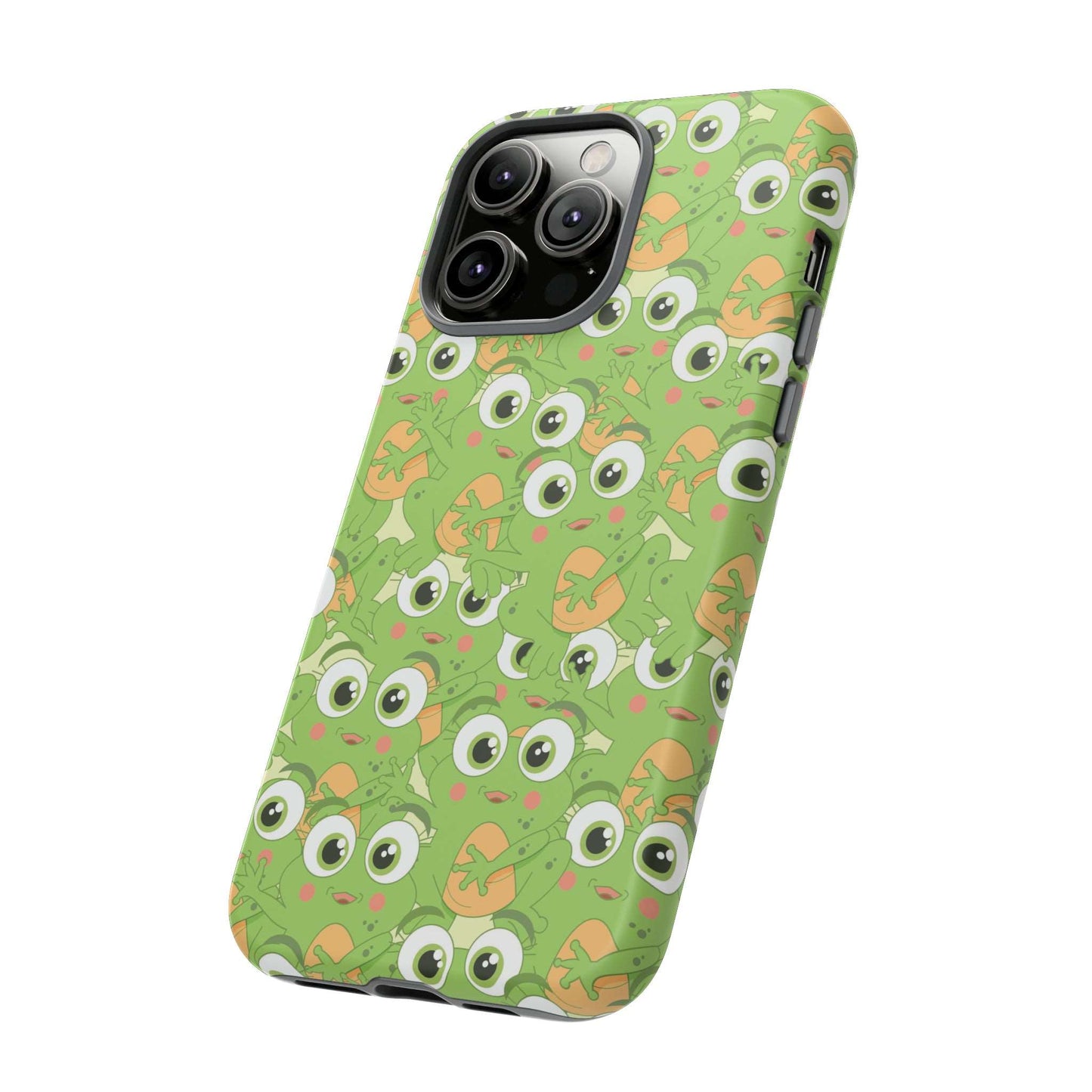 Frog Phone Case iPhone 12-15 Pro Max, Google Pixel 5-7 Pro, Samsung S20-23