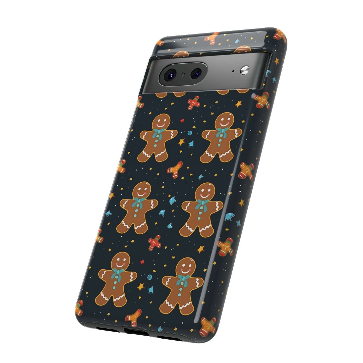 Christmas Gingerbread Man Phone Case iPhone 12-15 Pro Max, Google Pixel 5-7 Pro, Samsung S20-23