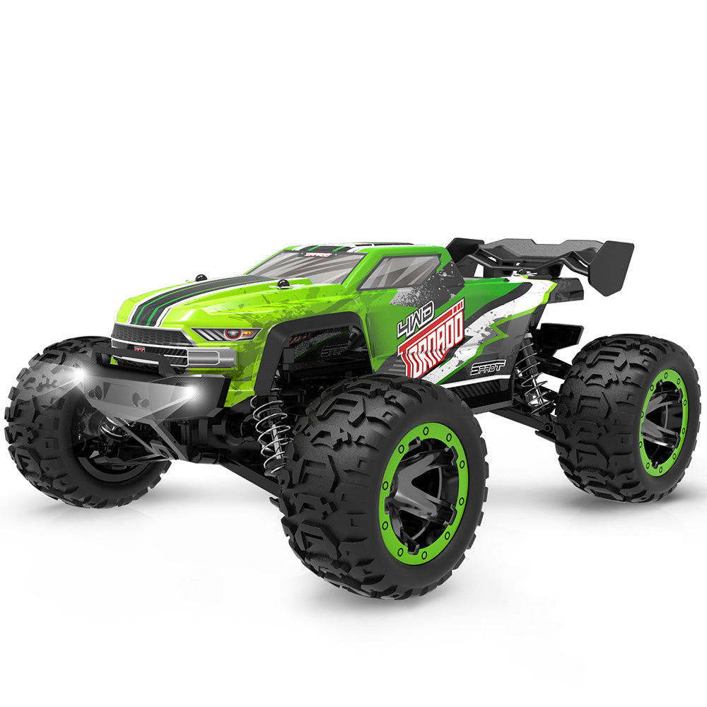 RACENT Tornado 1/16 4WD Off Road RC Monster Truck 30mph Fast High Speed 2 pcs Batteries