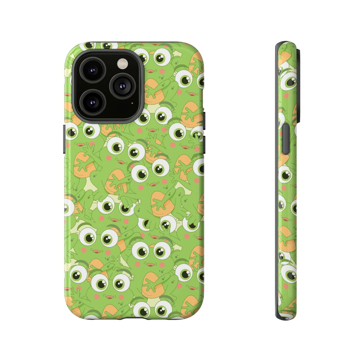 Frog Phone Case iPhone 12-15 Pro Max, Google Pixel 5-7 Pro, Samsung S20-23