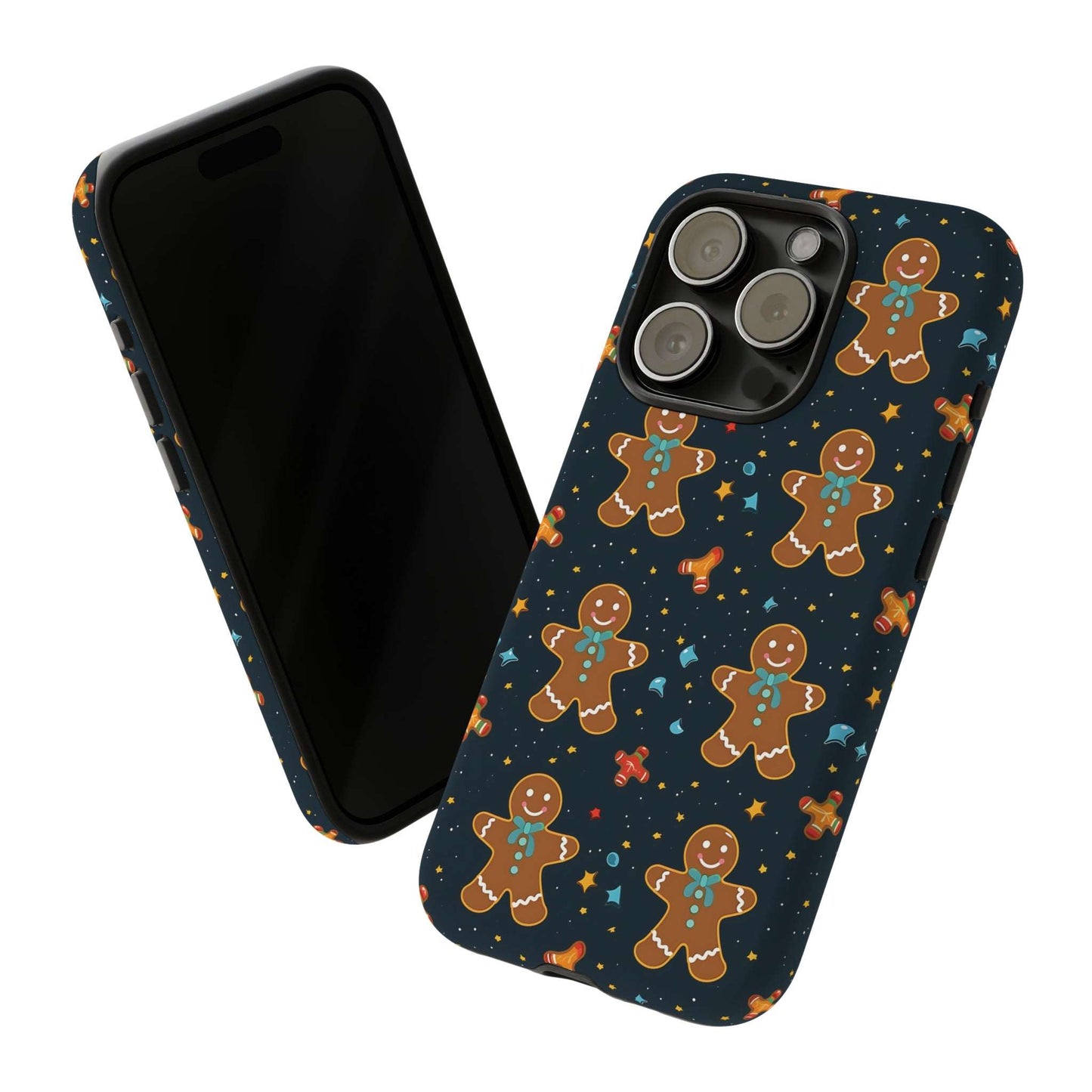 Christmas Gingerbread Man Phone Case iPhone 12-15 Pro Max, Google Pixel 5-7 Pro, Samsung S20-23