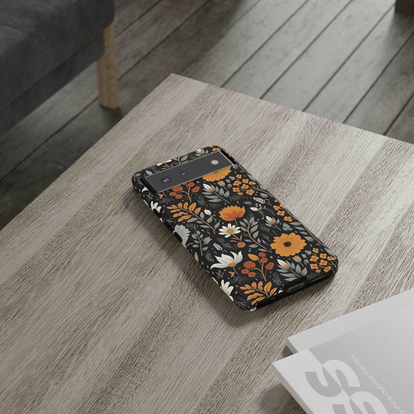 BOHO Flower Phone Case iPhone 12-15 Pro Max, Google Pixel 5-7 Pro, Samsung S20-23