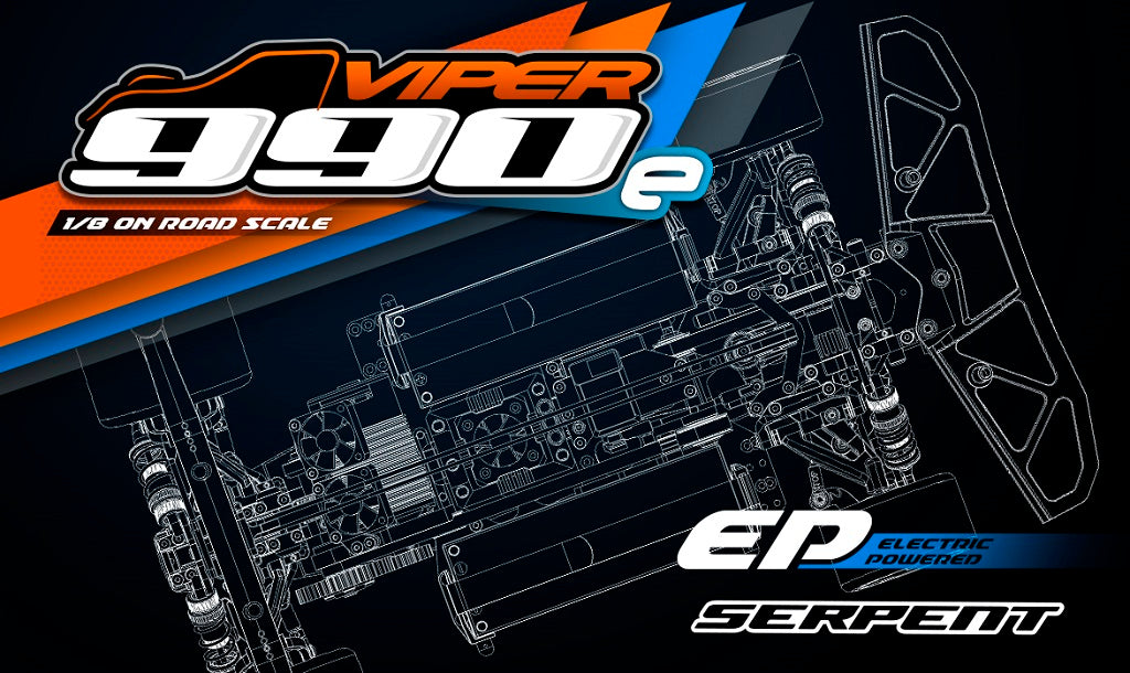 Serpent Viper 990E 4wd 1/8 EP (SER904006)