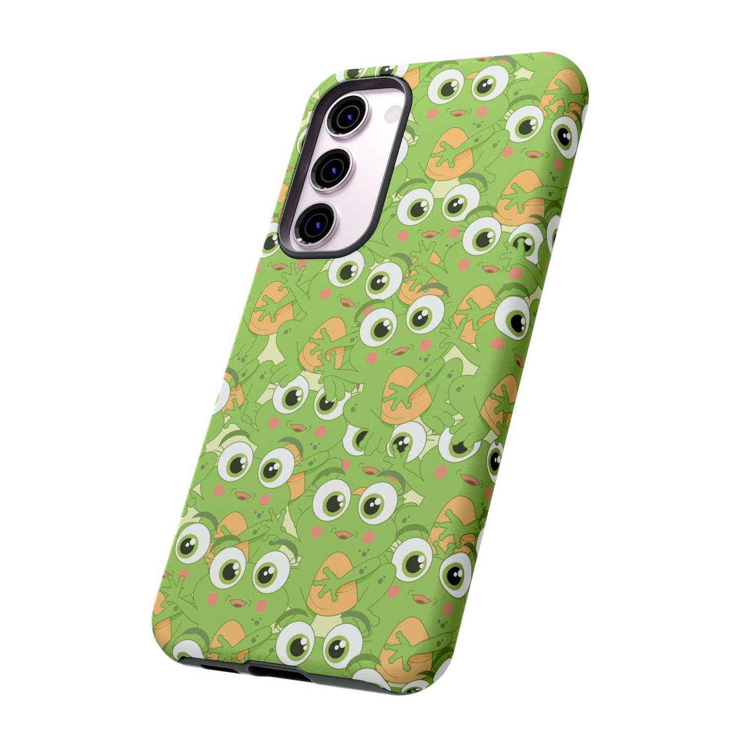 Frog Phone Case iPhone 12-15 Pro Max, Google Pixel 5-7 Pro, Samsung S20-23