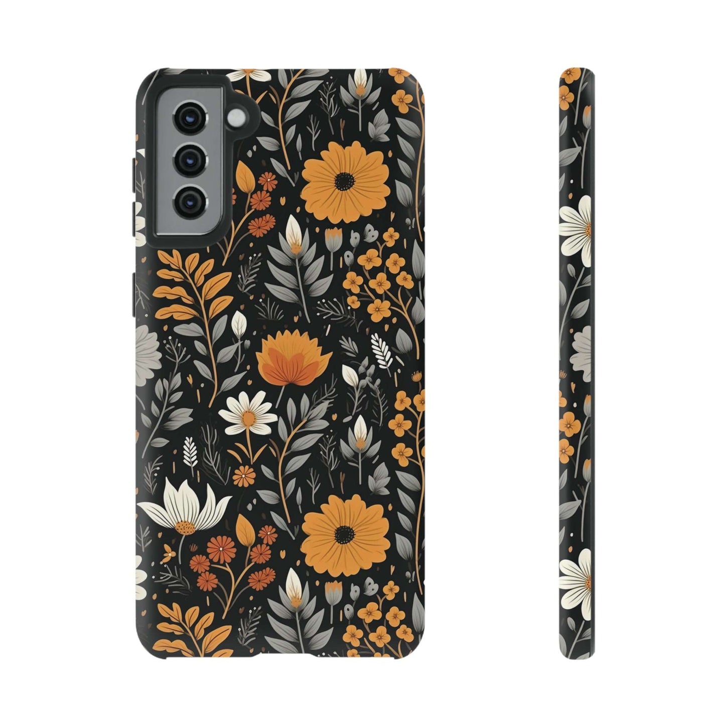 BOHO Flower Phone Case iPhone 12-15 Pro Max, Google Pixel 5-7 Pro, Samsung S20-23