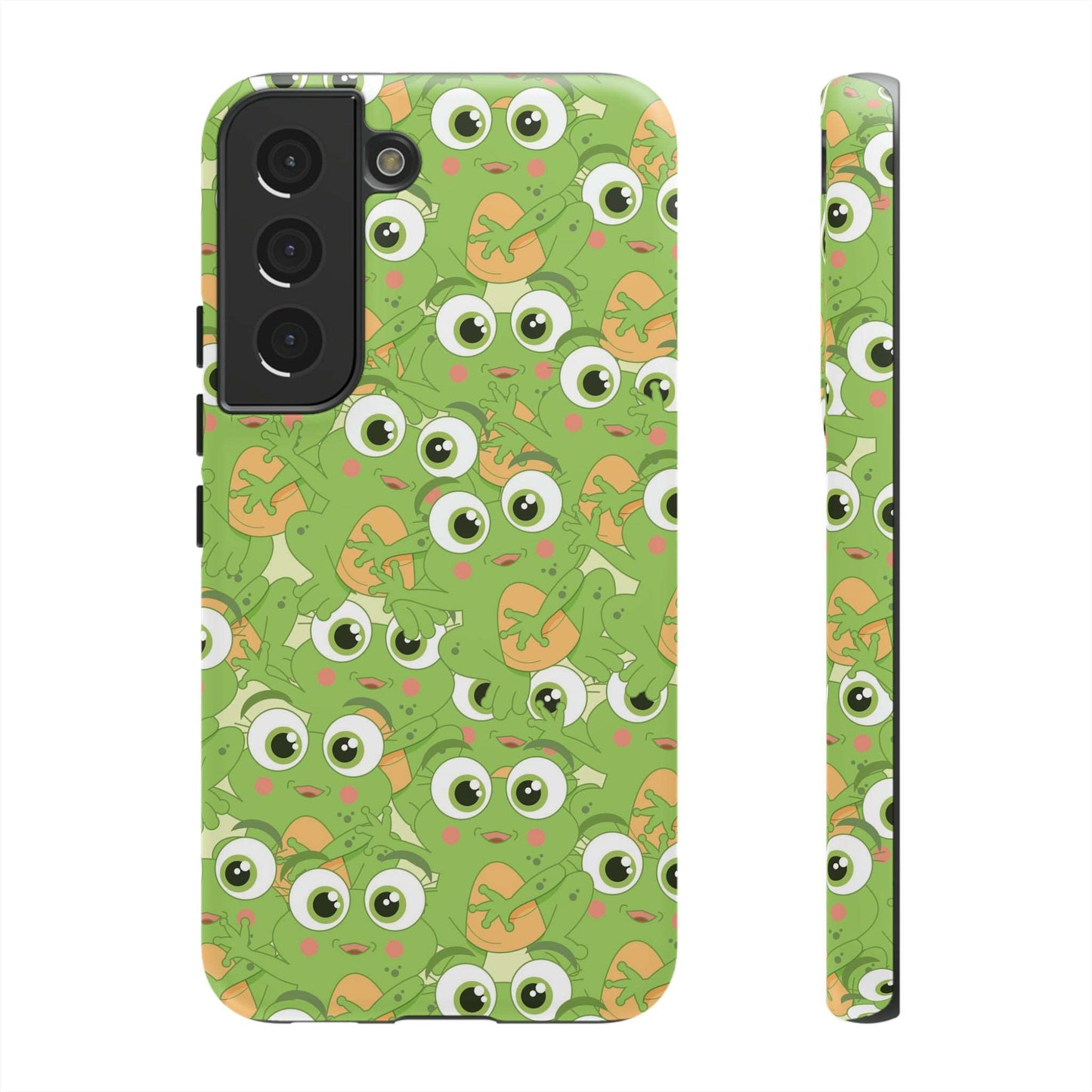 Frog Phone Case iPhone 12-15 Pro Max, Google Pixel 5-7 Pro, Samsung S20-23