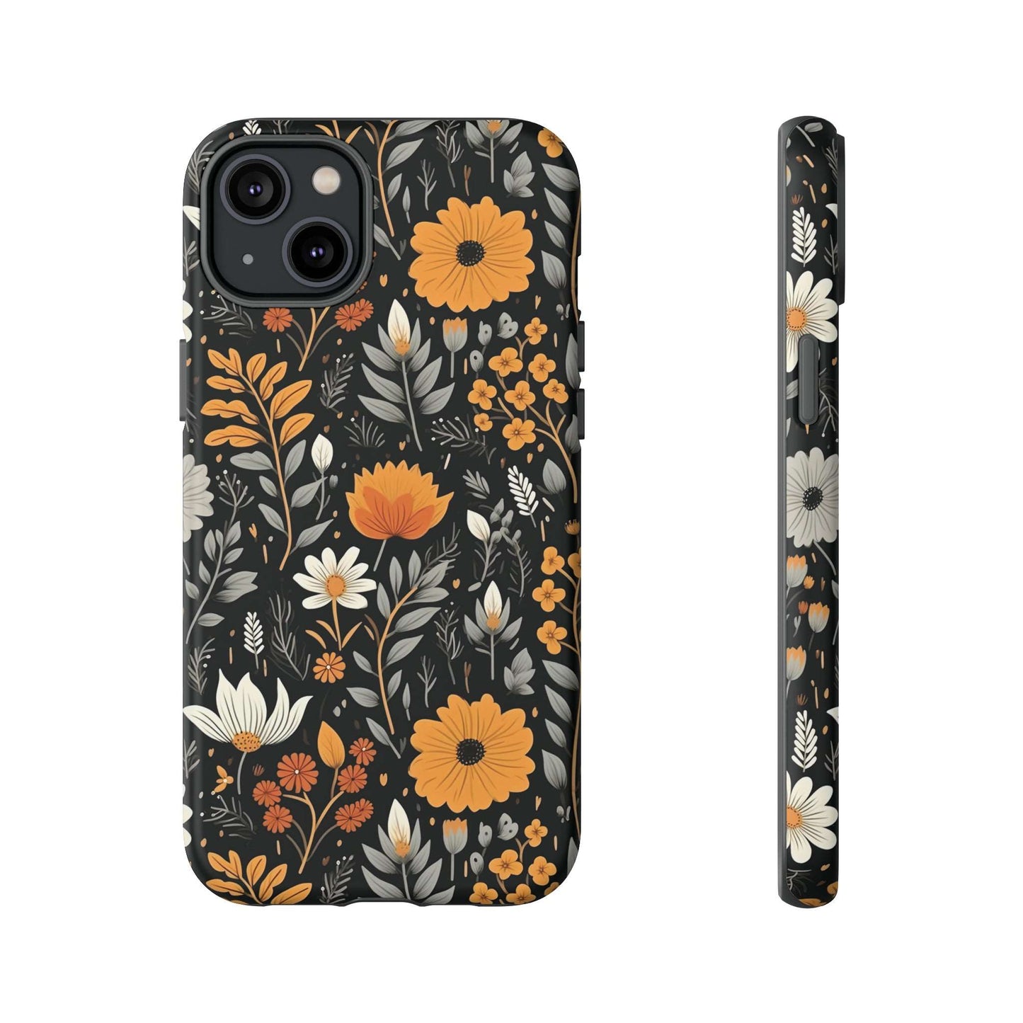 BOHO Flower Phone Case iPhone 12-15 Pro Max, Google Pixel 5-7 Pro, Samsung S20-23