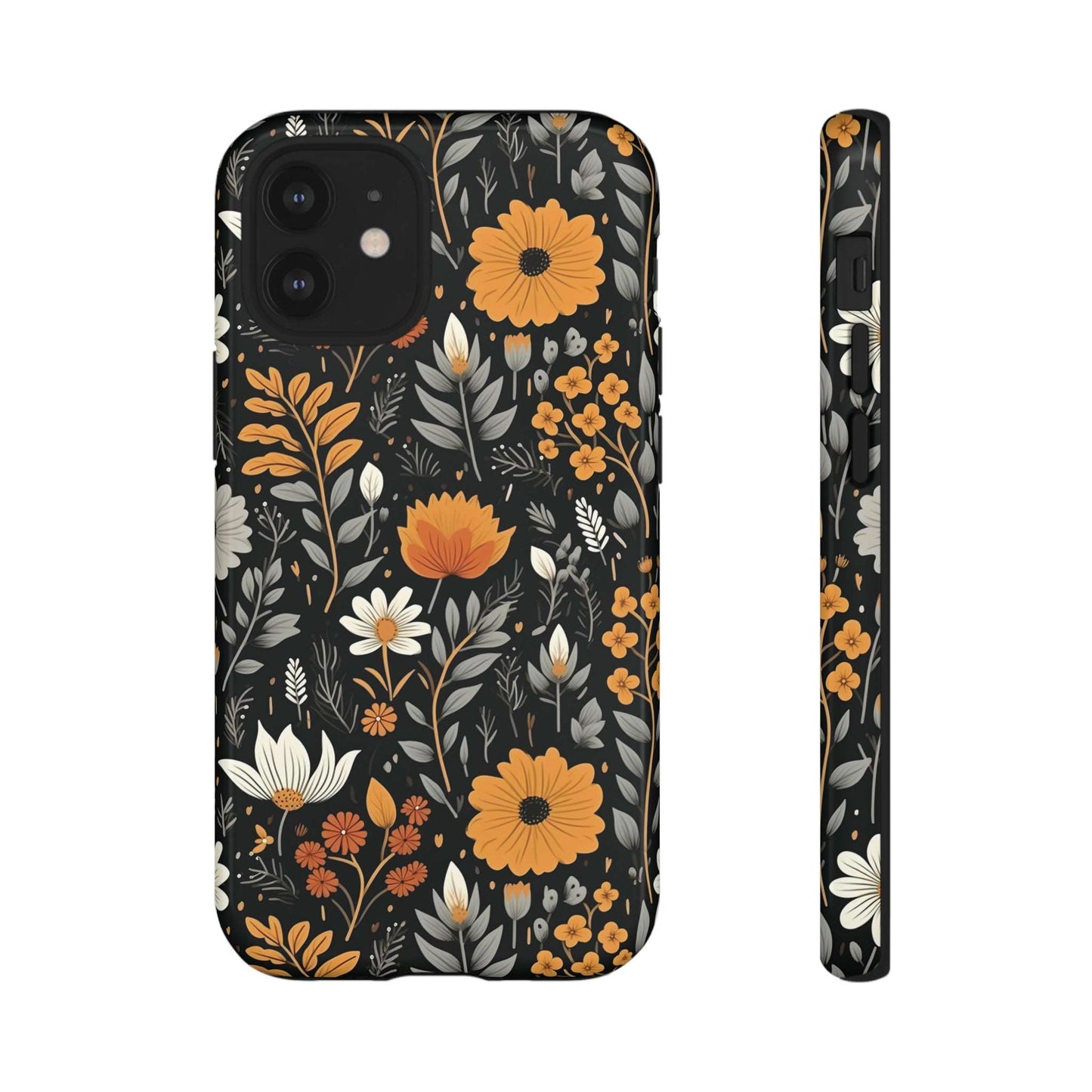 BOHO Flower Phone Case iPhone 12-15 Pro Max, Google Pixel 5-7 Pro, Samsung S20-23