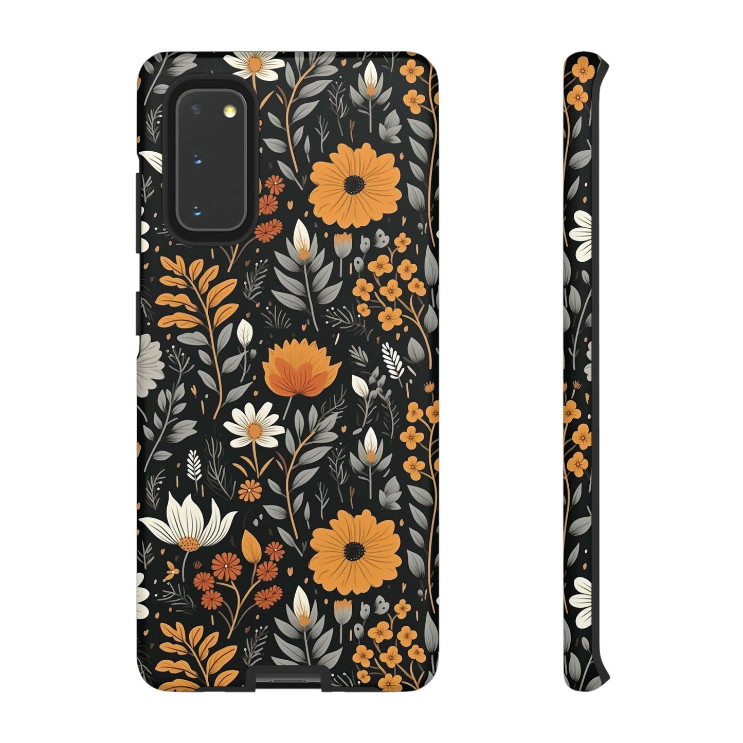 BOHO Flower Phone Case iPhone 12-15 Pro Max, Google Pixel 5-7 Pro, Samsung S20-23