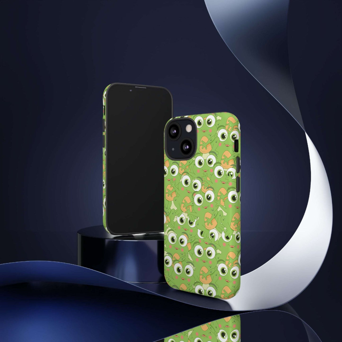 Frog Phone Case iPhone 12-15 Pro Max, Google Pixel 5-7 Pro, Samsung S20-23