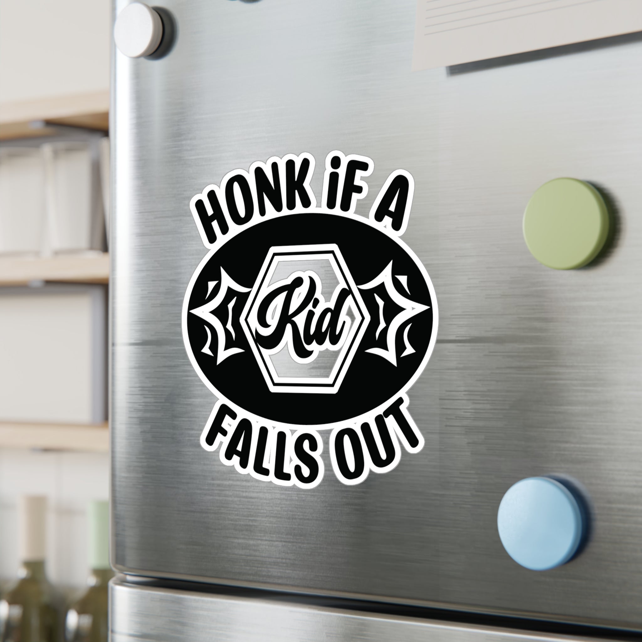 Honk If a Kid Falls Out Vinyl Car Sticker Decal Sticker Christmas Gift