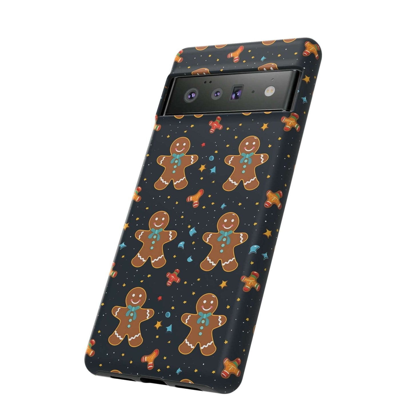 Christmas Gingerbread Man Phone Case iPhone 12-15 Pro Max, Google Pixel 5-7 Pro, Samsung S20-23