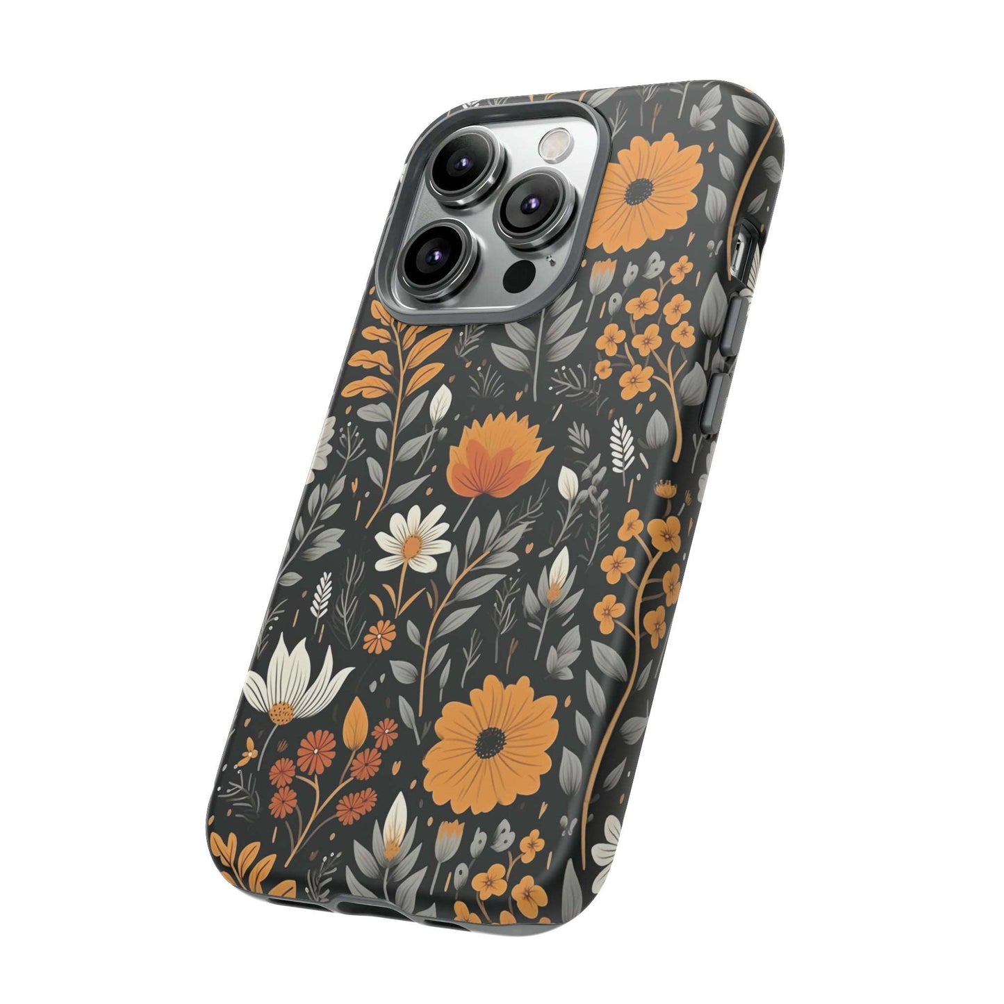 BOHO Flower Phone Case iPhone 12-15 Pro Max, Google Pixel 5-7 Pro, Samsung S20-23