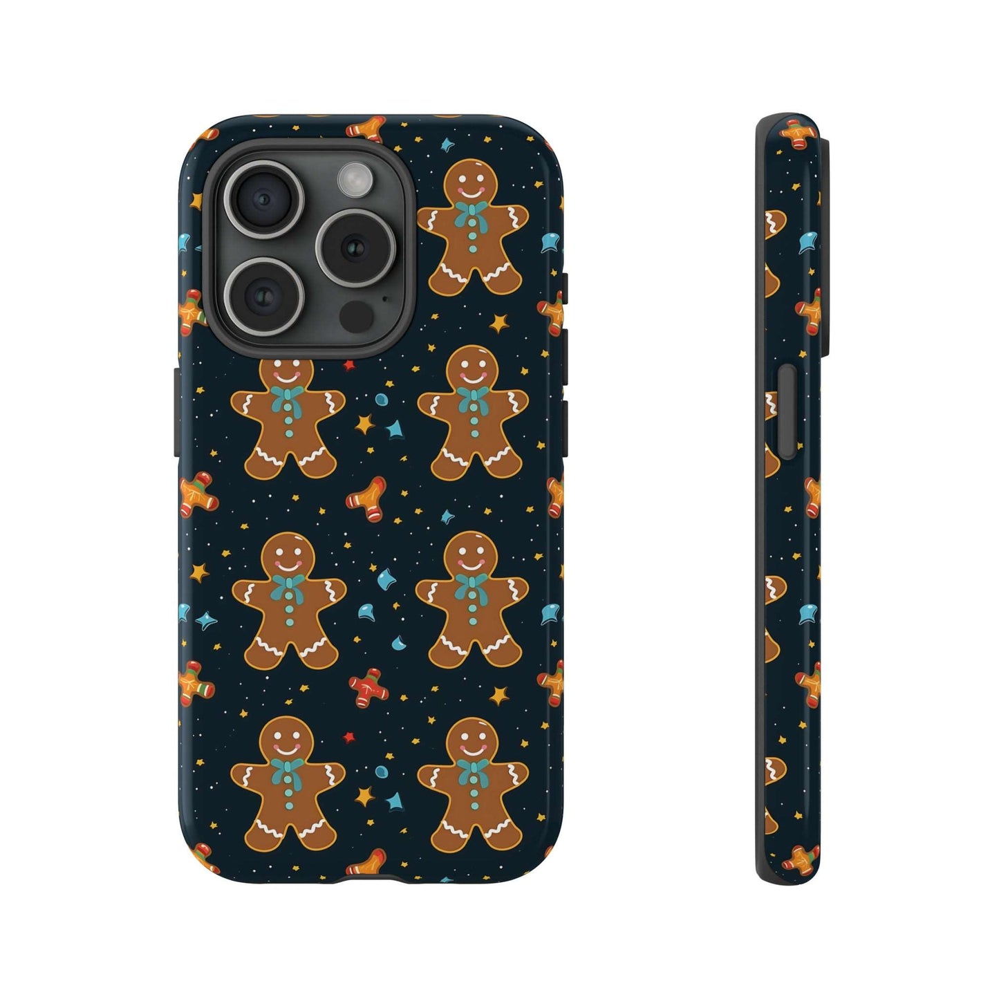 Christmas Gingerbread Man Phone Case iPhone 12-15 Pro Max, Google Pixel 5-7 Pro, Samsung S20-23