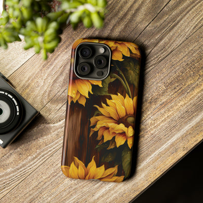 Sunflower Phone Case iPhone 12-15 Pro Max, Google Pixel 5-7 Pro, Samsung S20-23