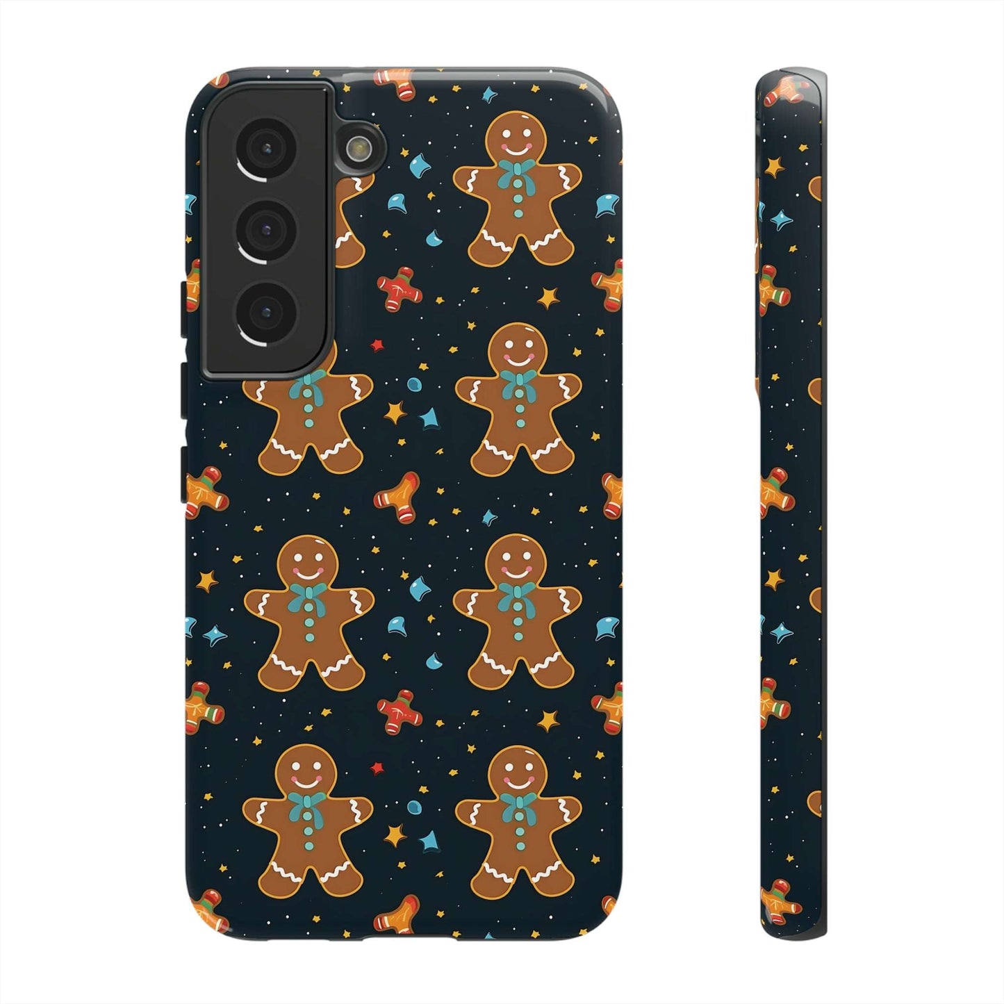 Christmas Gingerbread Man Phone Case iPhone 12-15 Pro Max, Google Pixel 5-7 Pro, Samsung S20-23