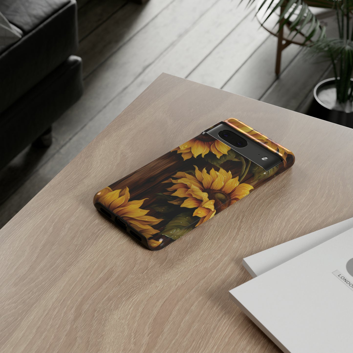 Sunflower Phone Case iPhone 12-15 Pro Max, Google Pixel 5-7 Pro, Samsung S20-23