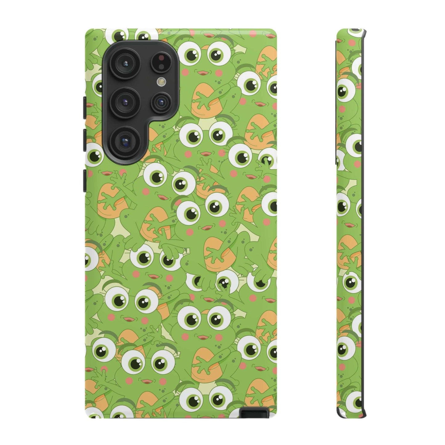 Frog Phone Case iPhone 12-15 Pro Max, Google Pixel 5-7 Pro, Samsung S20-23