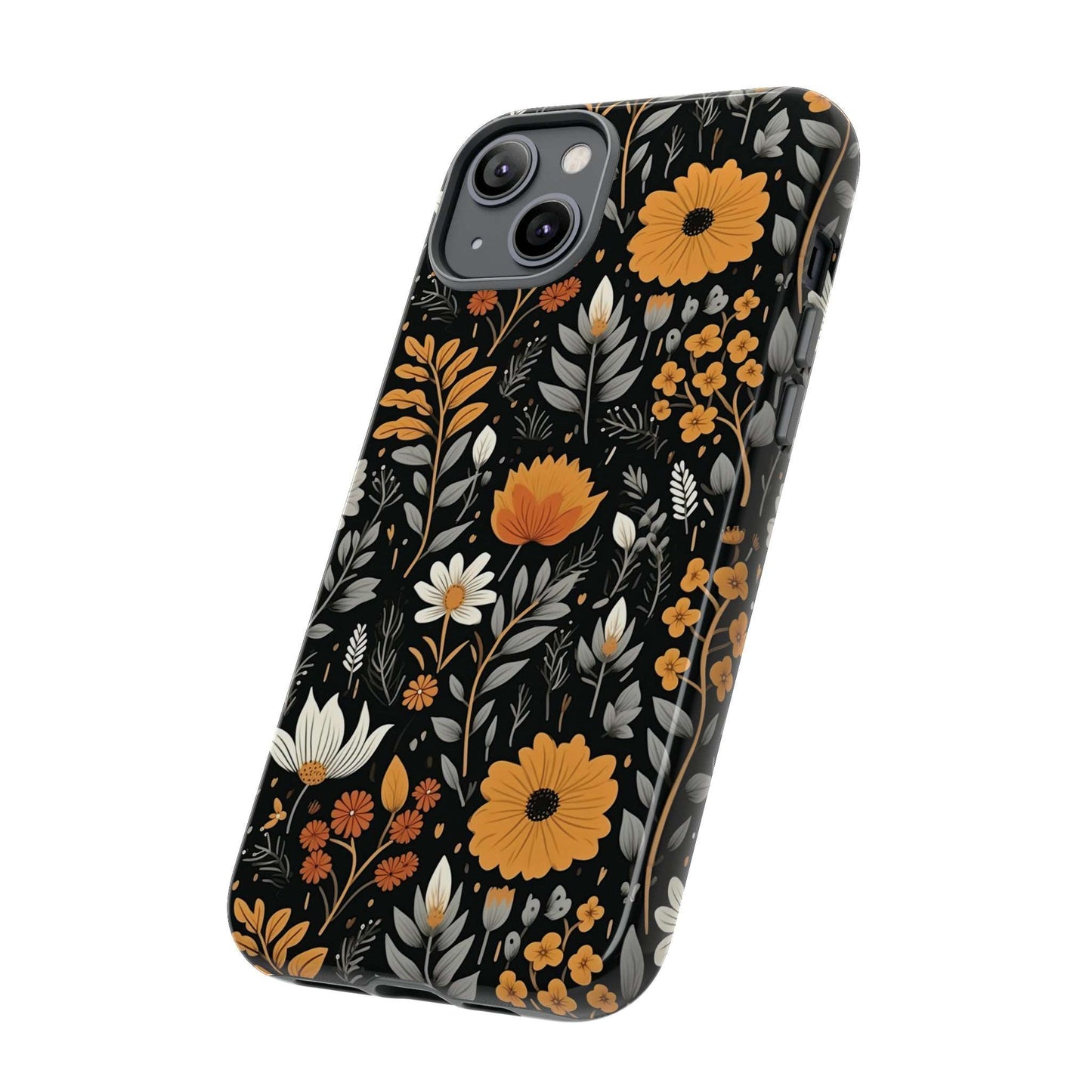 BOHO Flower Phone Case iPhone 12-15 Pro Max, Google Pixel 5-7 Pro, Samsung S20-23