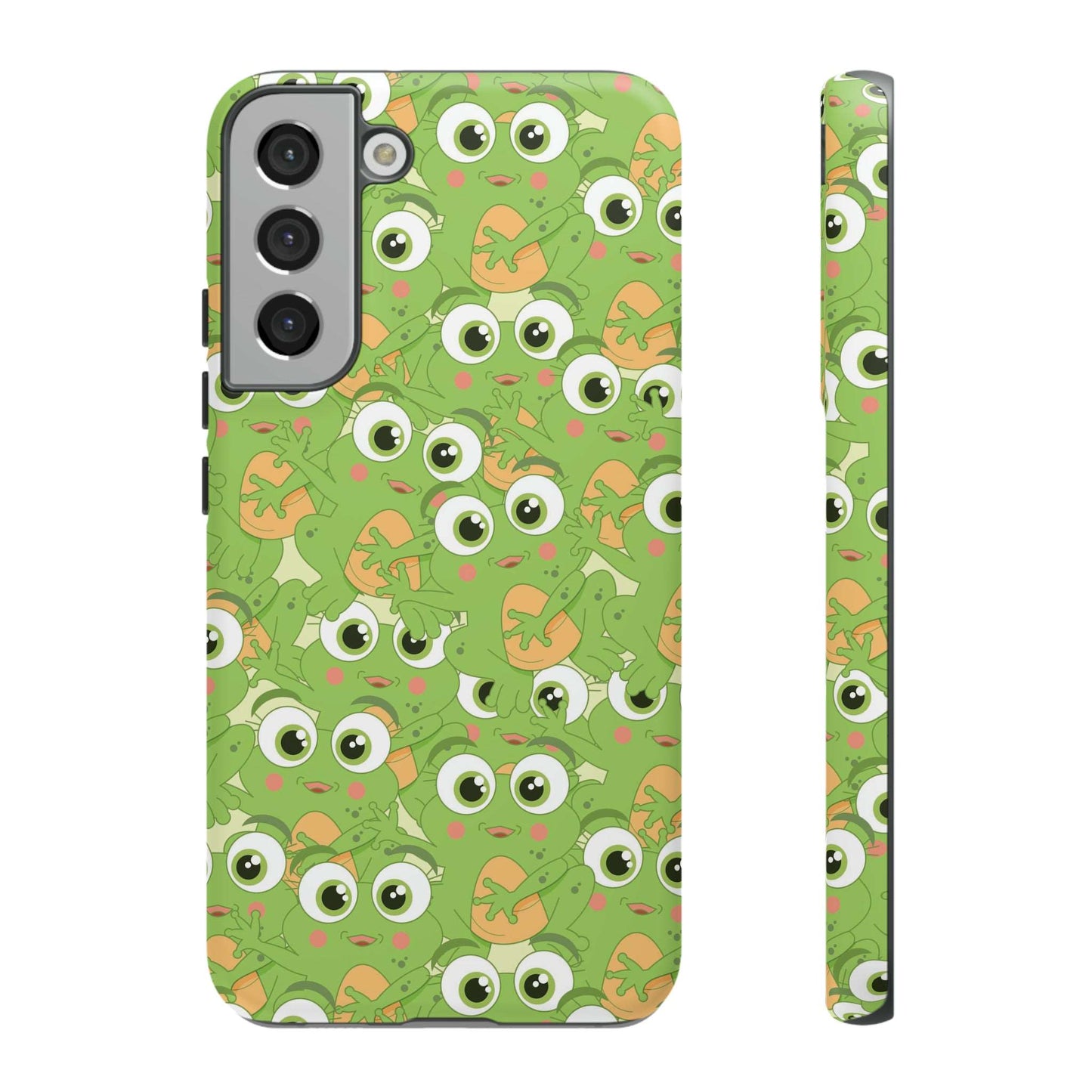 Frog Phone Case iPhone 12-15 Pro Max, Google Pixel 5-7 Pro, Samsung S20-23