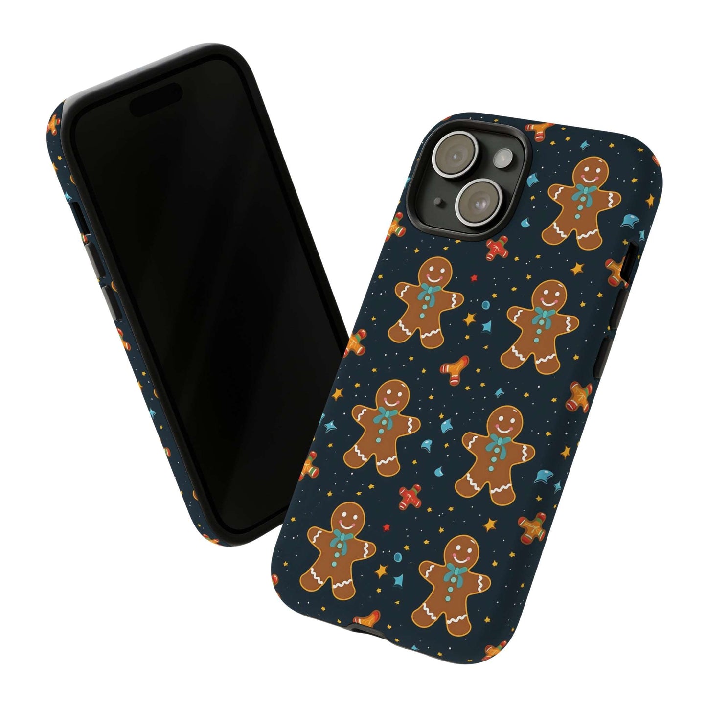 Christmas Gingerbread Man Phone Case iPhone 12-15 Pro Max, Google Pixel 5-7 Pro, Samsung S20-23