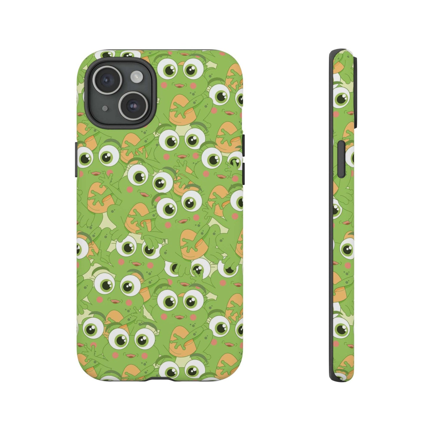 Frog Phone Case iPhone 12-15 Pro Max, Google Pixel 5-7 Pro, Samsung S20-23