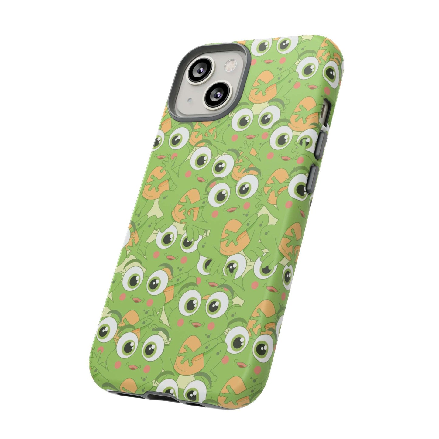 Frog Phone Case iPhone 12-15 Pro Max, Google Pixel 5-7 Pro, Samsung S20-23