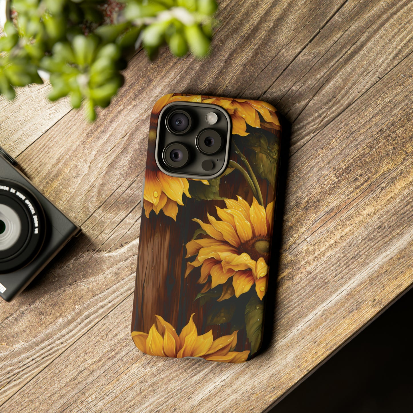 Sunflower Phone Case iPhone 12-15 Pro Max, Google Pixel 5-7 Pro, Samsung S20-23