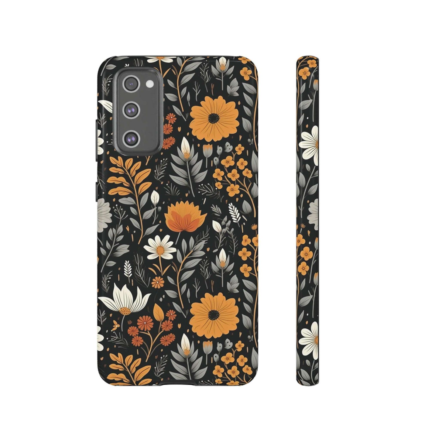 BOHO Flower Phone Case iPhone 12-15 Pro Max, Google Pixel 5-7 Pro, Samsung S20-23