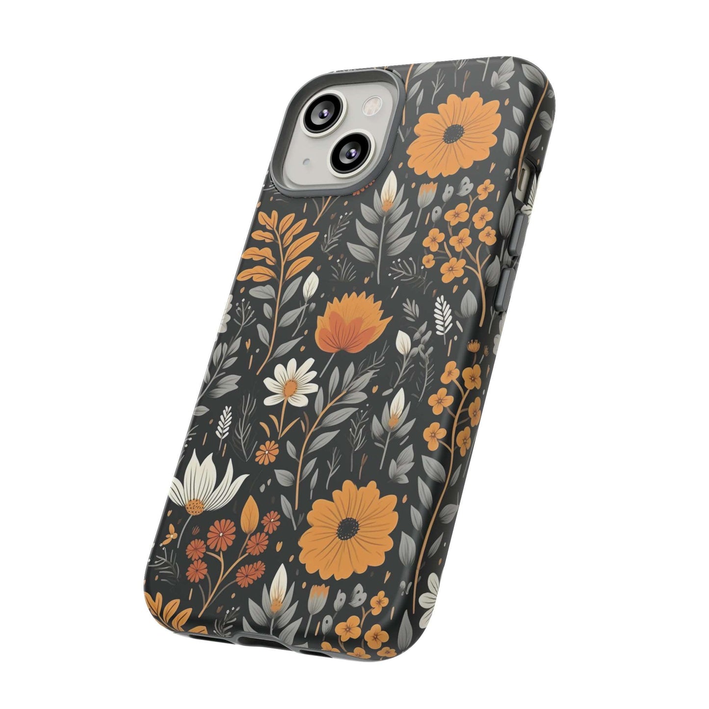 BOHO Flower Phone Case iPhone 12-15 Pro Max, Google Pixel 5-7 Pro, Samsung S20-23