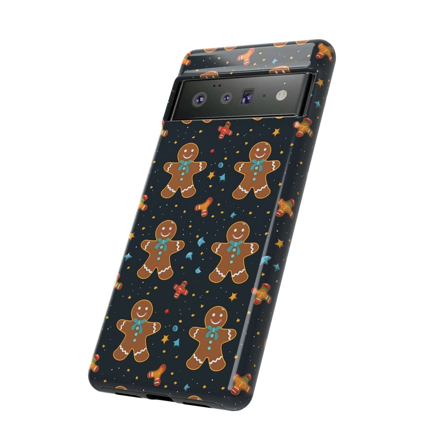 Christmas Gingerbread Man Phone Case iPhone 12-15 Pro Max, Google Pixel 5-7 Pro, Samsung S20-23