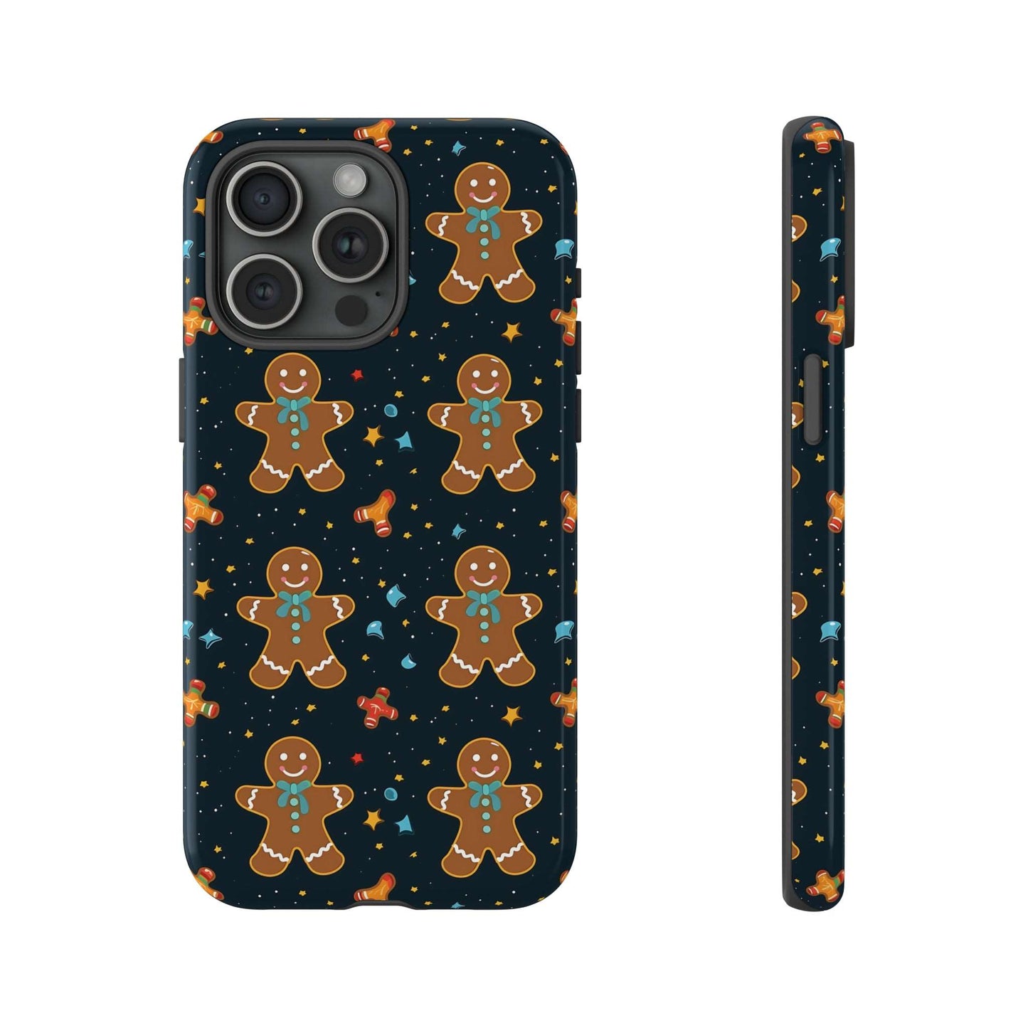 Christmas Gingerbread Man Phone Case iPhone 12-15 Pro Max, Google Pixel 5-7 Pro, Samsung S20-23