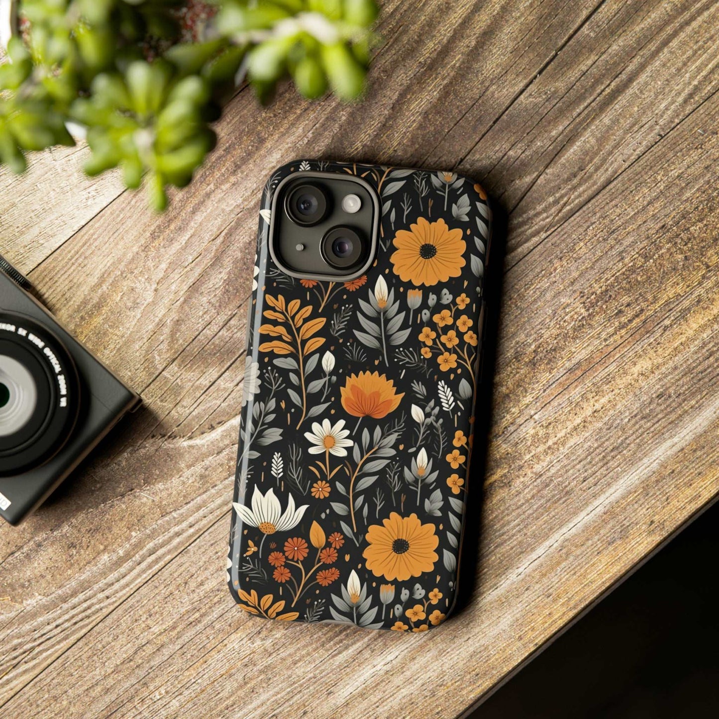 BOHO Flower Phone Case iPhone 12-15 Pro Max, Google Pixel 5-7 Pro, Samsung S20-23