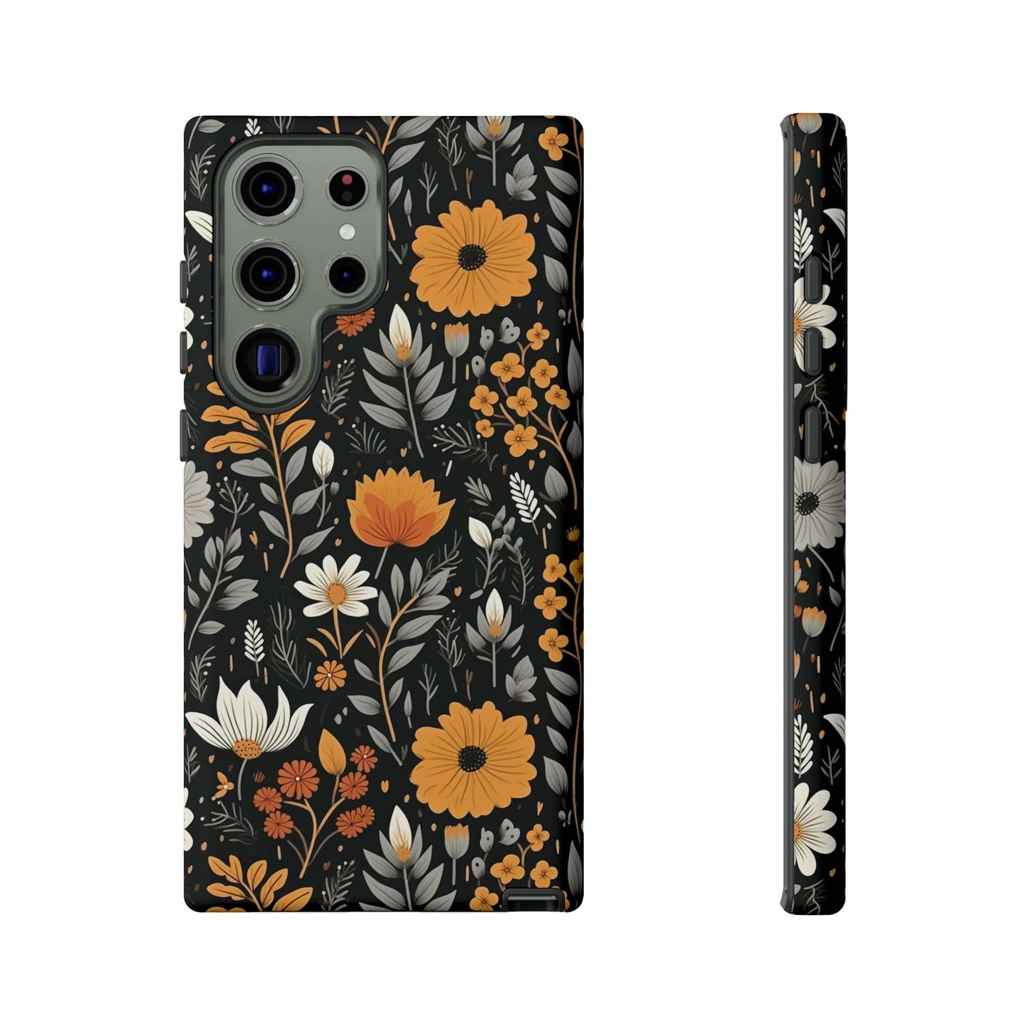 BOHO Flower Phone Case iPhone 12-15 Pro Max, Google Pixel 5-7 Pro, Samsung S20-23