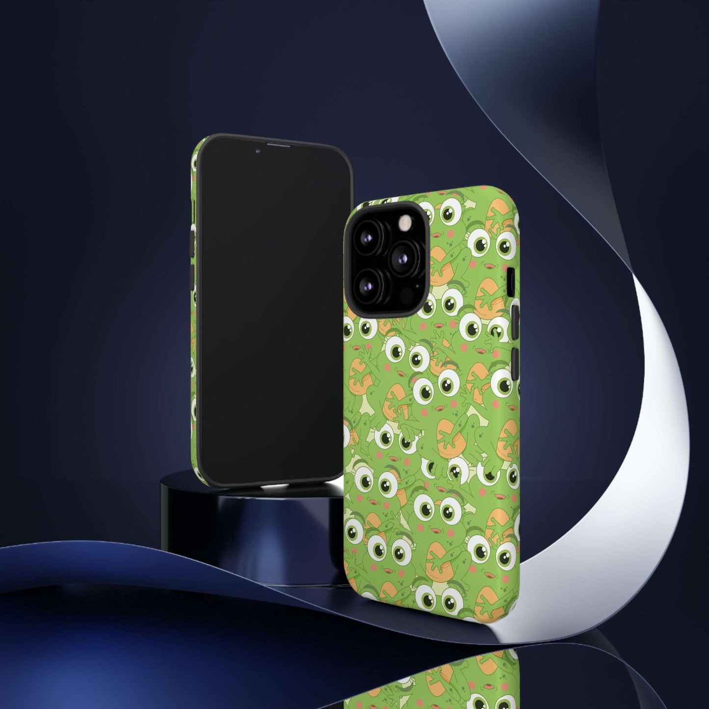 Frog Phone Case iPhone 12-15 Pro Max, Google Pixel 5-7 Pro, Samsung S20-23