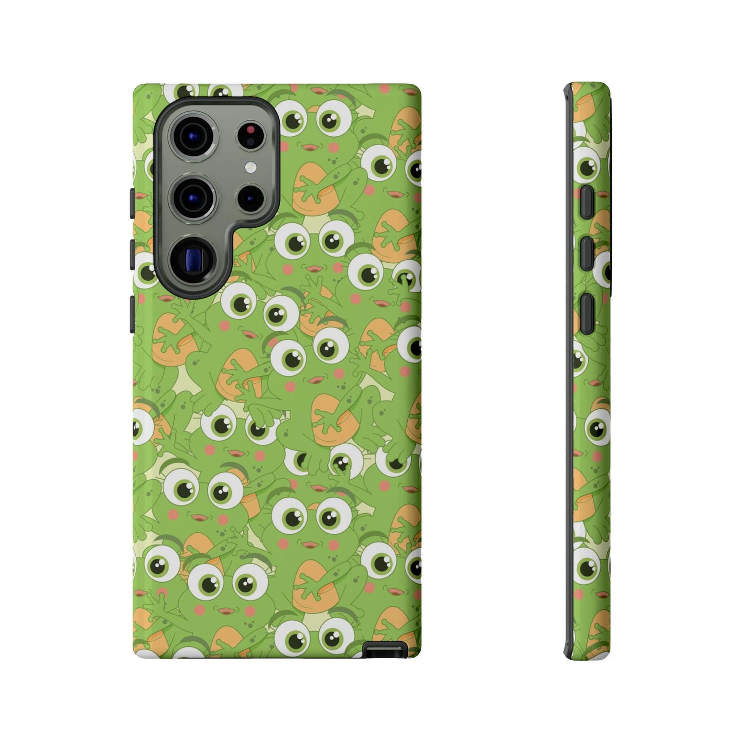 Frog Phone Case iPhone 12-15 Pro Max, Google Pixel 5-7 Pro, Samsung S20-23