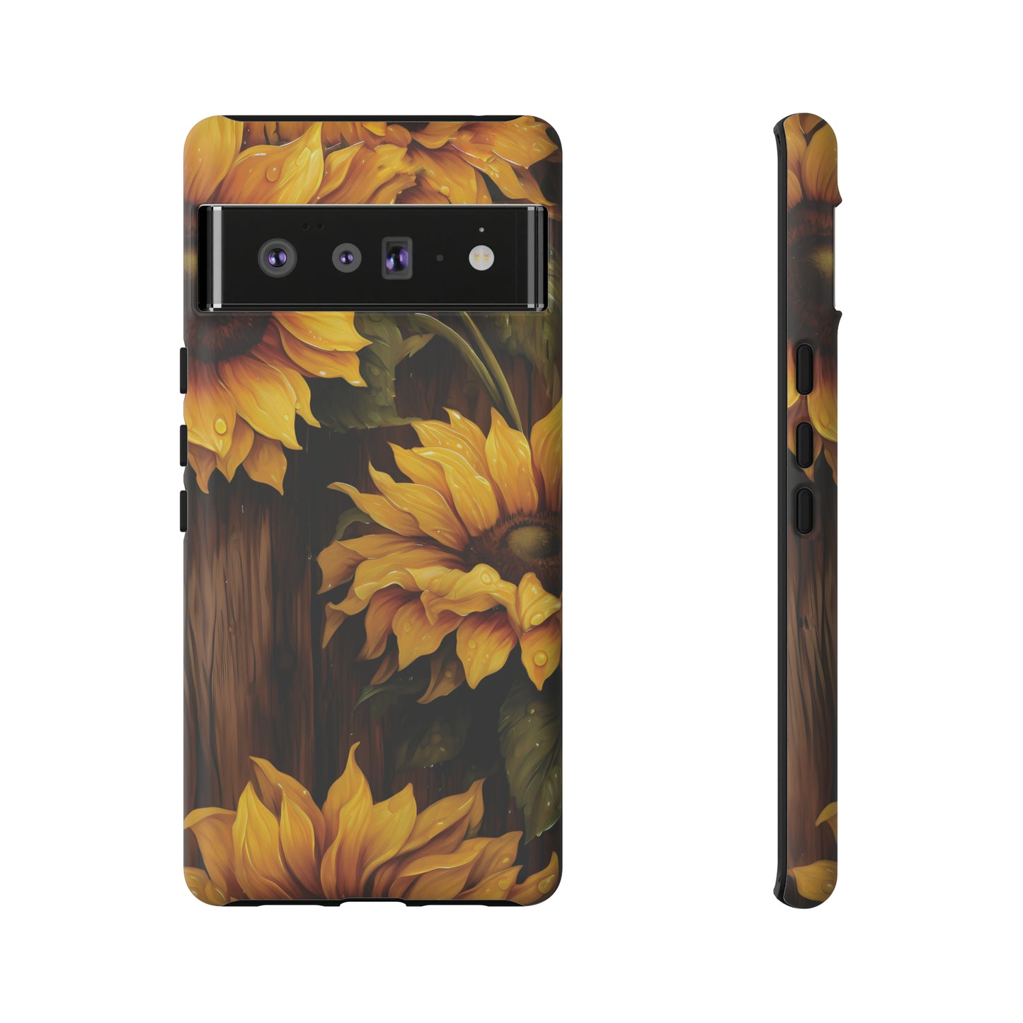 Sunflower Phone Case iPhone 12-15 Pro Max, Google Pixel 5-7 Pro, Samsung S20-23