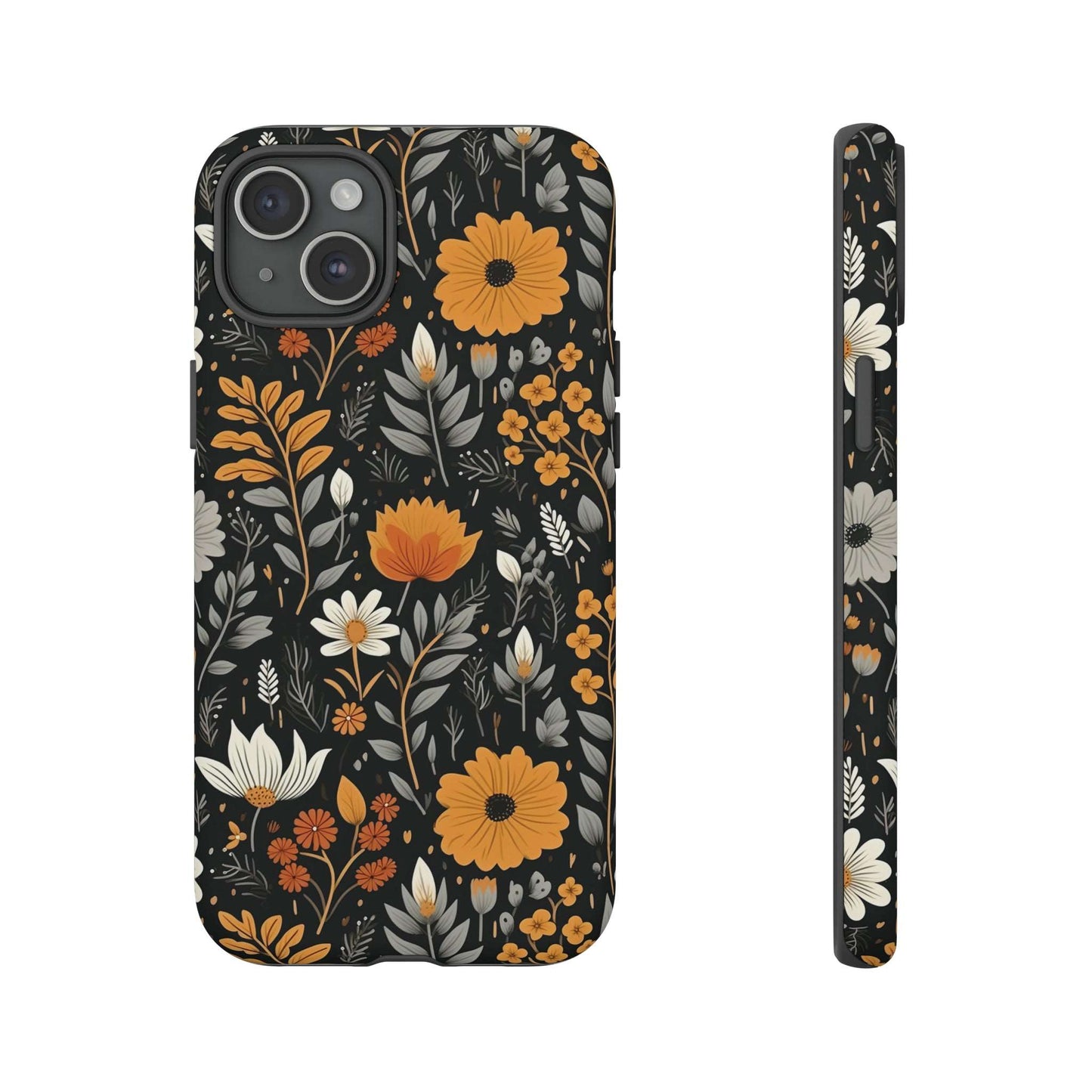 BOHO Flower Phone Case iPhone 12-15 Pro Max, Google Pixel 5-7 Pro, Samsung S20-23