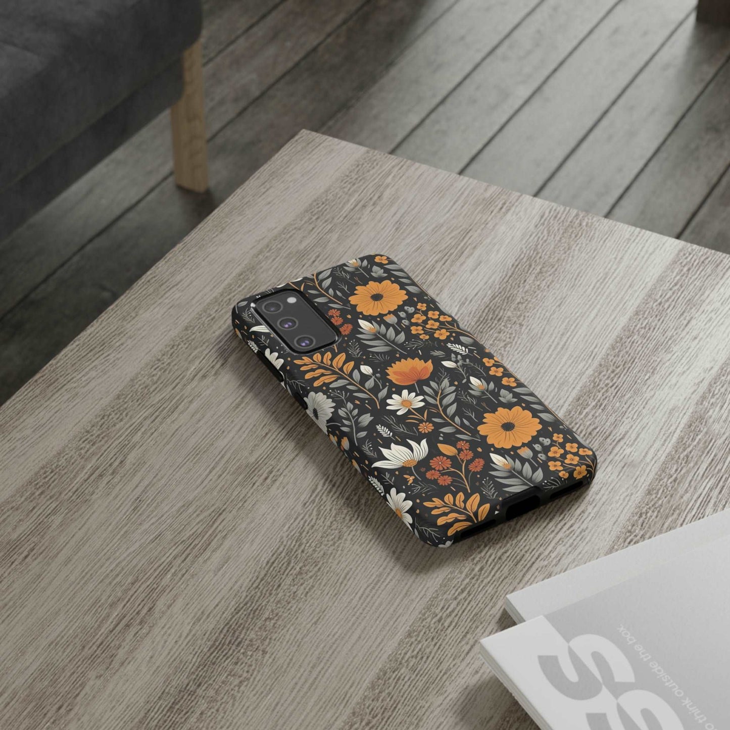 BOHO Flower Phone Case iPhone 12-15 Pro Max, Google Pixel 5-7 Pro, Samsung S20-23