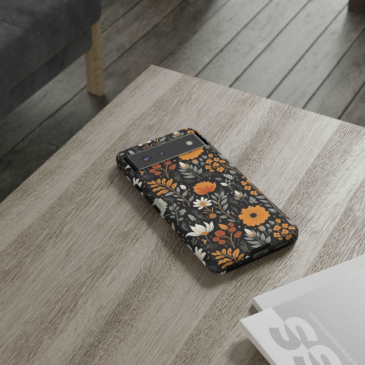 BOHO Flower Phone Case iPhone 12-15 Pro Max, Google Pixel 5-7 Pro, Samsung S20-23